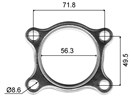 TURBO OUTLET GASKET - NISSAN RB20 87-89