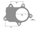 TURBO OUTLET GASKET - NISSAN T3