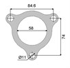 TURBO OUTLET GASKET - MITSUBISHI