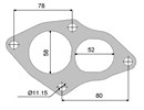 TURBO OUTLET GASKET - MITSUBISHI 4G63T