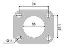 TURBO INLET GASKET - MITSUBISHI 4G63T