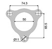 TURBO OUTLET GASKET - HYUNDAI MITSUBISHI