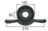 CENTRE BEARING - BA FALCON 6CYL 30MM