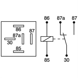 12V 30AMP CHANGE OVER RELAY 5 PIN PartNo:  3080