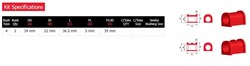 FRONT AXLE SWAY BAR MOUNT - BUSHING KIT 22MM PartNo:  N42006