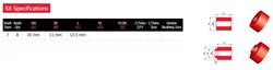 FRONT AXLE SWAY BAR LINK - BUSHING KIT PartNo:  N42010