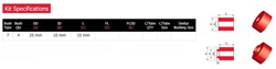 REAR AXLE SWAY BAR LINK - BUSHING KIT PartNo:  N42360