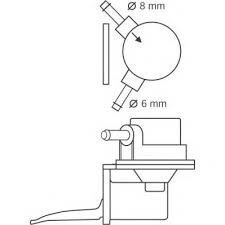 FUEL PUMP - BLMC MONTEGO 2.0L 1984> PartNo:  QFP137