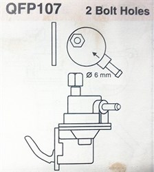 FUEL PUMP - COROLLA KE PartNo:  QFP107