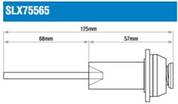 SOLENOID PLUNGER - STARTER DENSO 125MM PartNo:  SLX75565