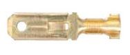 OEX - MALE BLADE BRASS 6.3MM PartNo:  ACX3074