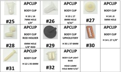 BODY CLIP ASSORTMENT PartNo:  APCLIP