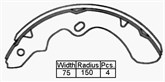 BRAKE SHOES - NISSAN PATROL SAFARI 1985>