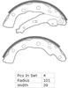 BRAKE SHOES - CARISMA COLT SPACESTAR 98>