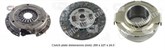 CLUTCH KIT - 800-552 R7897W GSB353