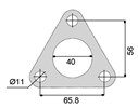 TURBO INLET GASKET - MITSUBISHI 4D65